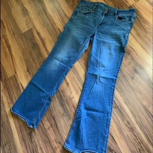 AE super stretch flare leg jeans (kick boot)